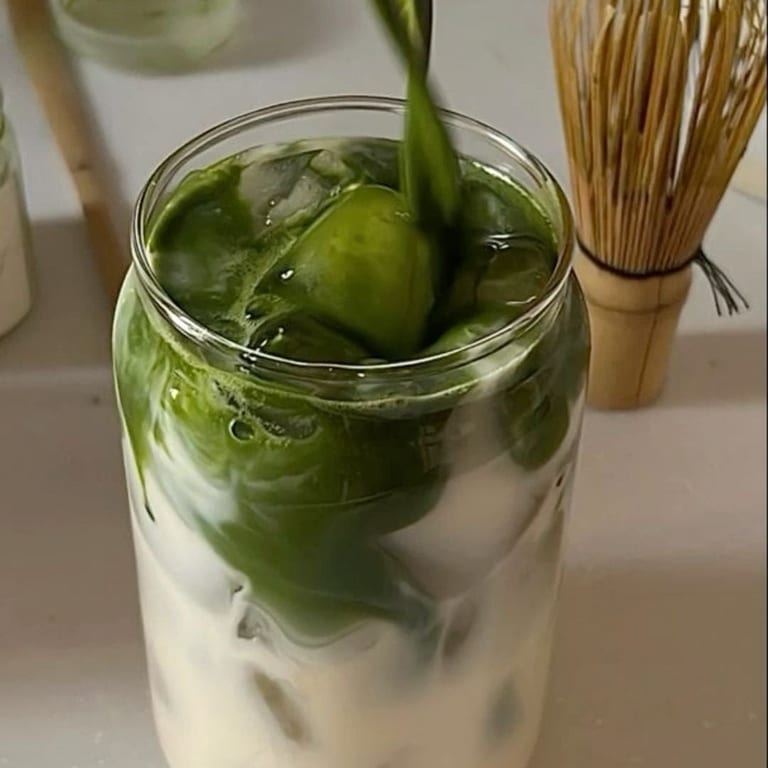 Delicious Matcha Latte Awaits